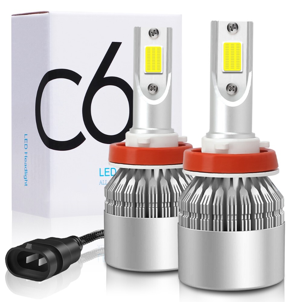 20x H11 H8 H9 LED Headlight Fog Light Kit 720000LM 6500K White Bulbs Hi/Lo Beam