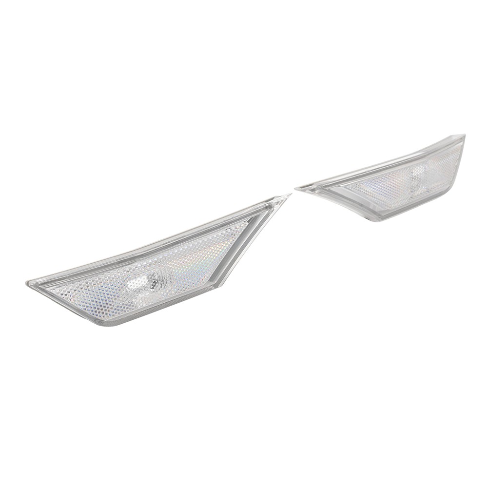 2pcs Clear Side Marker Lamp Turn Singal Light With Bulbs For Honda Civic 2016-21
