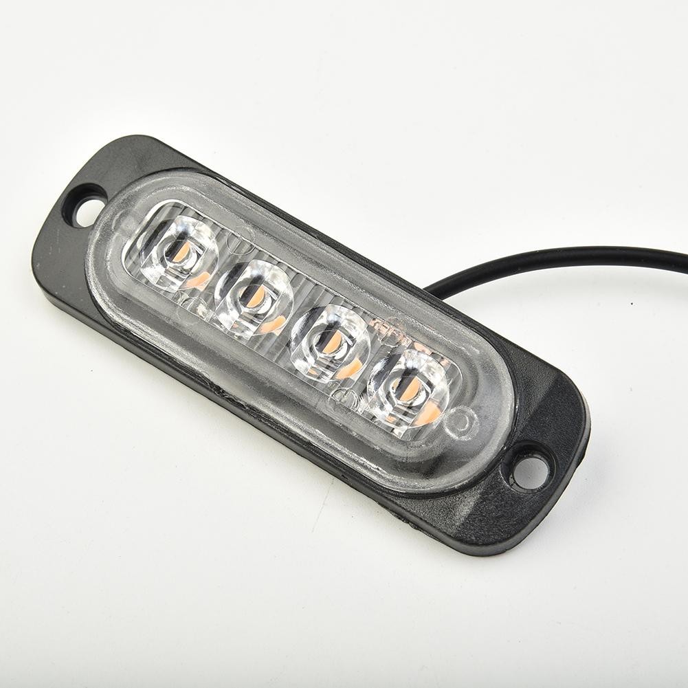 12W DC 12V-24V 4LED Work Light Bar Driving Lamp Fog Off Road SUV Car Boat Truck