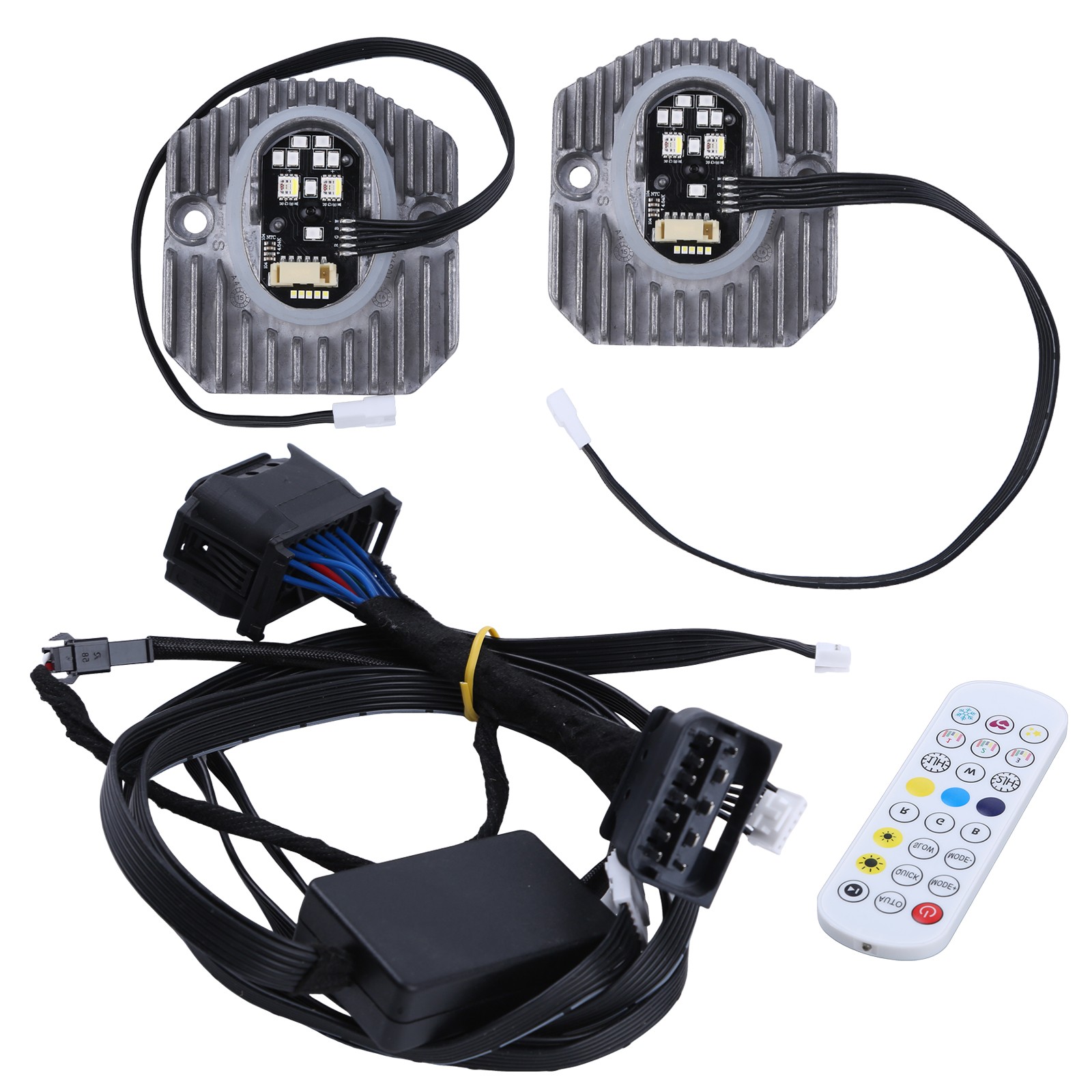 LED RGBW Angel eyes DRL Modules For BMW F90 M5 G30 530i 540i Adaptive Headlight
