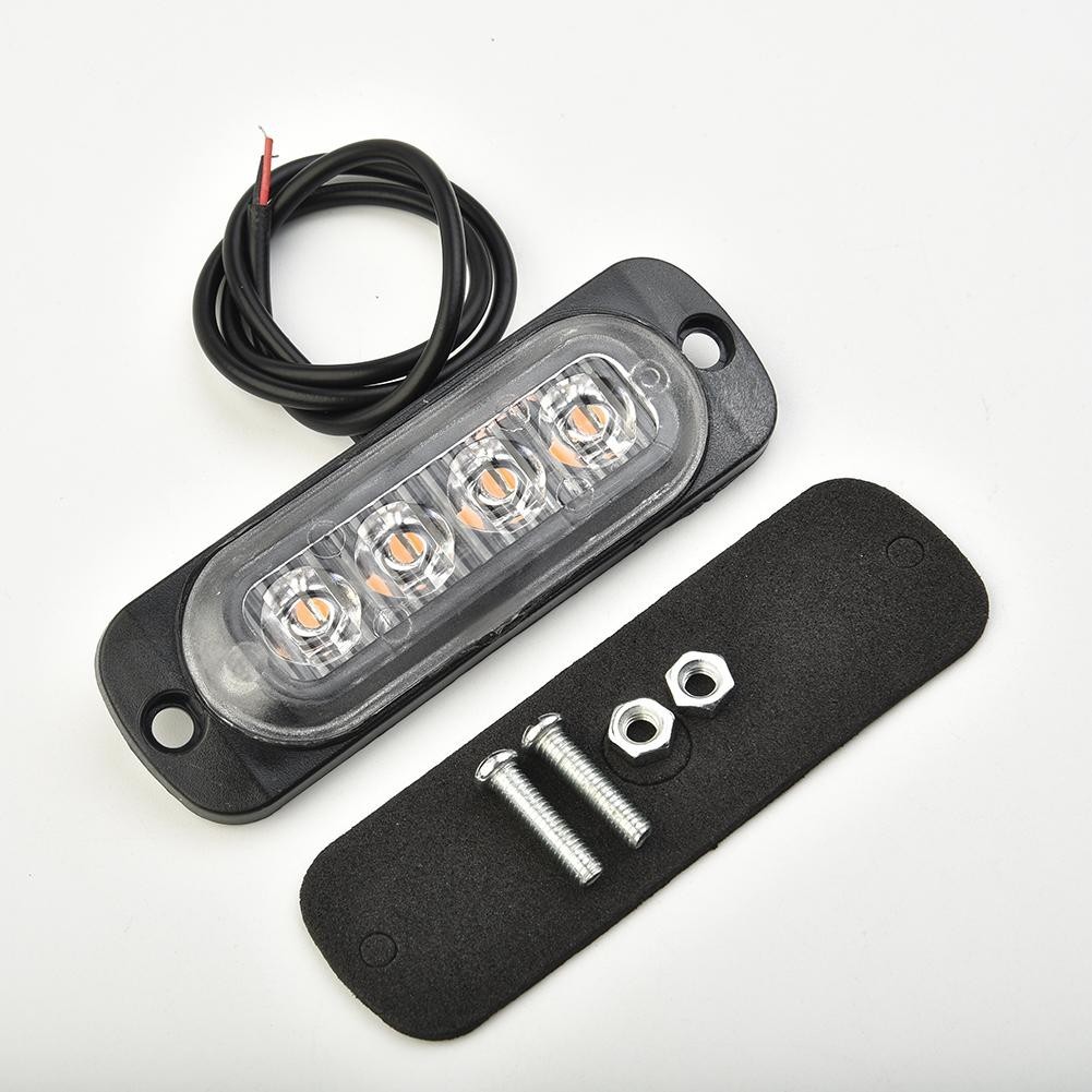 12W DC 12V-24V 4LED Work Light Bar Driving Lamp Fog Off Road SUV Car Boat Truck
