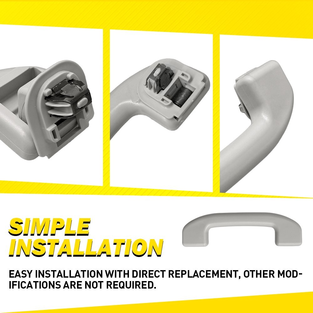 Gray Front Roof Pull Grab Handle For Nissan Sentra 2013-2019 73940-6CA0A 1-5SET