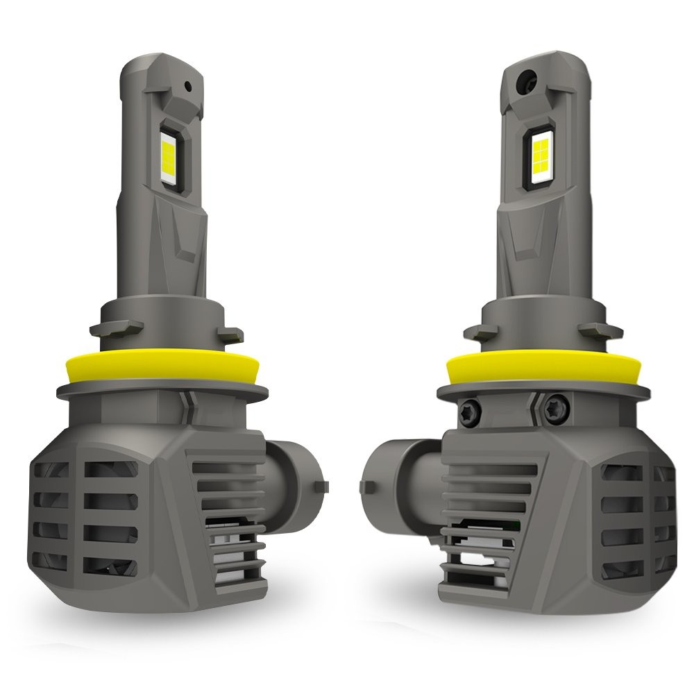 45W 30000LM 2 Sides H11 12LED Headlight H8 High or Low Beam Bulbs 6000K White 2X