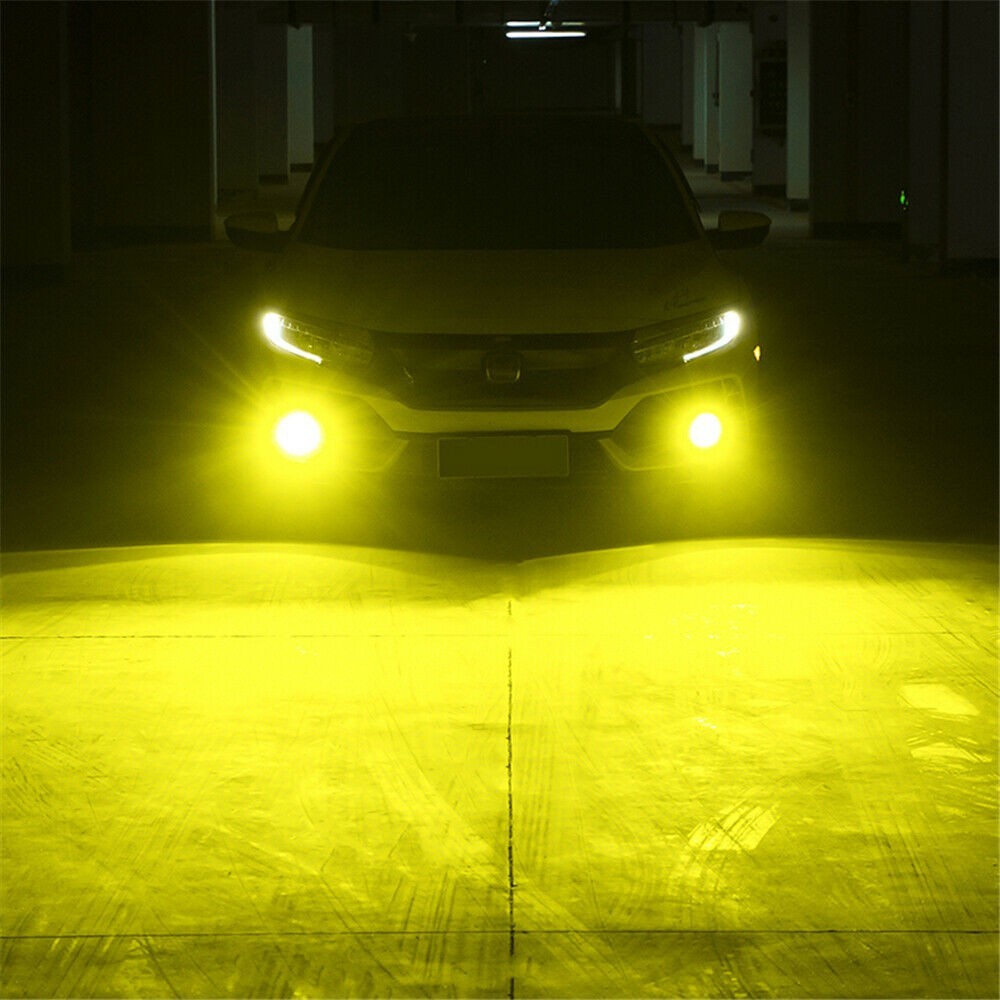 2 Pack H8 H11 LED Fog Light Bulbs 6000K 1200LM Brightness Waterproof Plug & Play