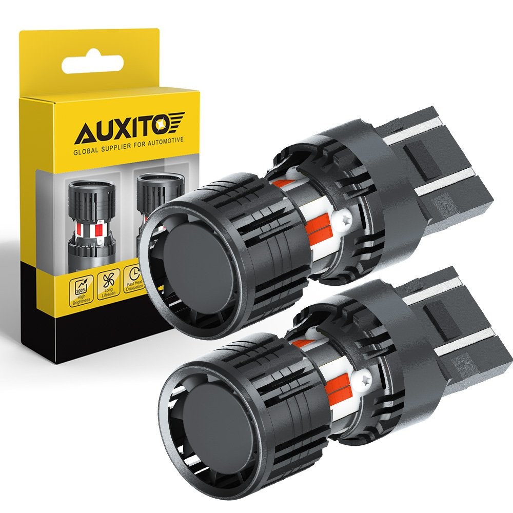 2-20 AUXITO 7443 Red LED Bulbs Tail Lights Brake Lamps Bright Built-in Resistor