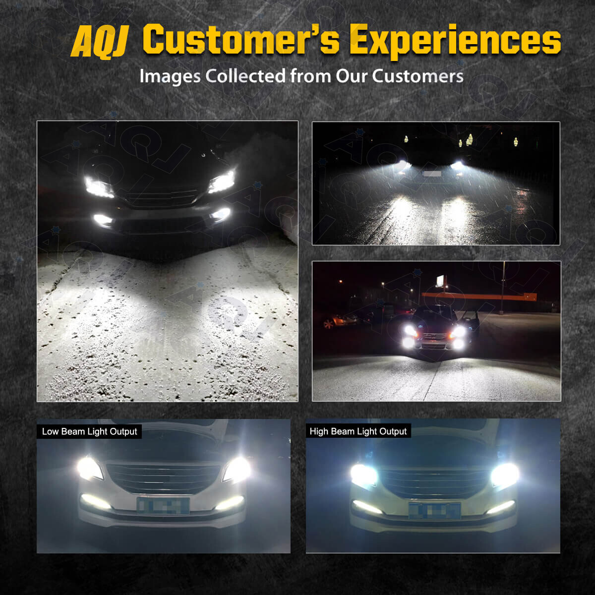 4x For BMW 528i 535i 550i 2008-2010 LED Headlight High Low Beam Bulbs Combo