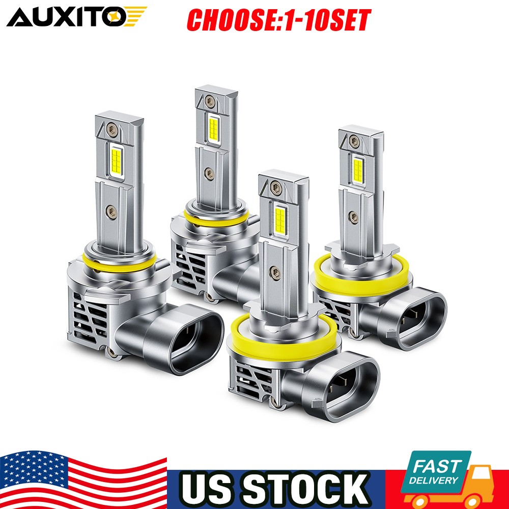 9005+H11 LED Combo LED Headlight 360000LM Light Bulbs Hi/Low Beam 6500K 4-40X