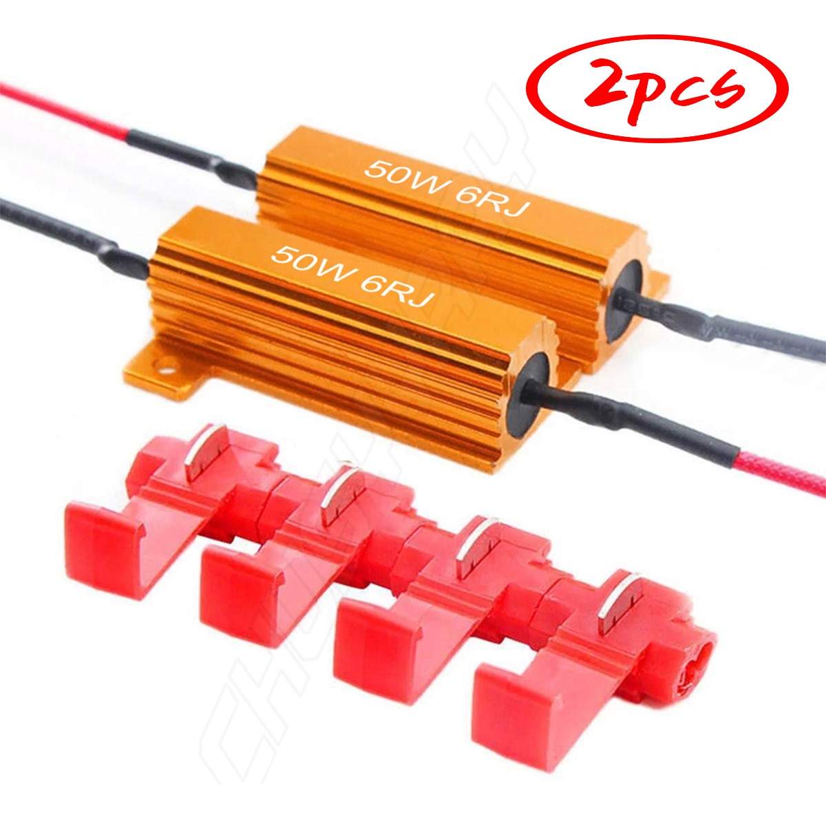 2X 3157 4157 LED Decoder Load Resistor For LED Turn Signal Light Fix Hyper Flash