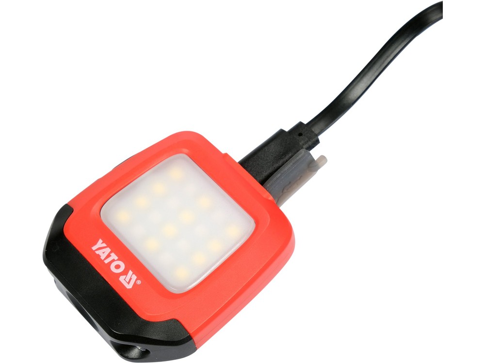 Yato LED Headlamp 2In1 SMD LED 200Lm + 3.7V 500Mah YT-08598