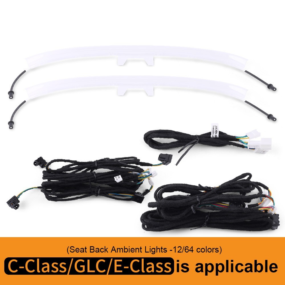 For Mercedes Benz c43 c300 W205 Ambient Light Strips LED Seat Back Lamp 3 colors