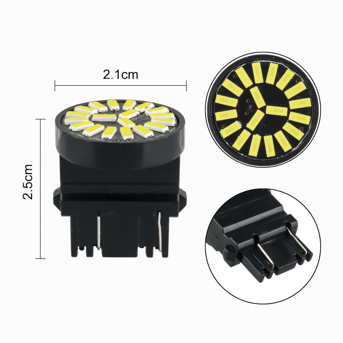 2 Super Brite LED bulbs for Honda motorcycle bulb turn marker rear 34351-657-921