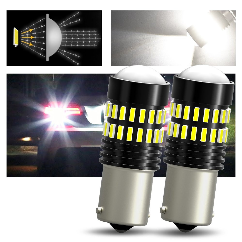 AUXITO 1156 7506 LED Reverse Light Canbus Backup Bulb 6000K White Parking Lamp