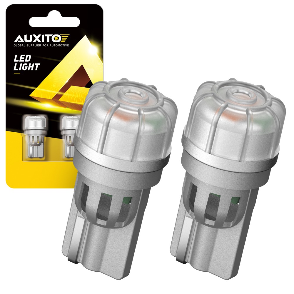 2pCs Amber LED Bulbs Front Side Marker Lights 168 192 194 2825 T10 Error Free KK
