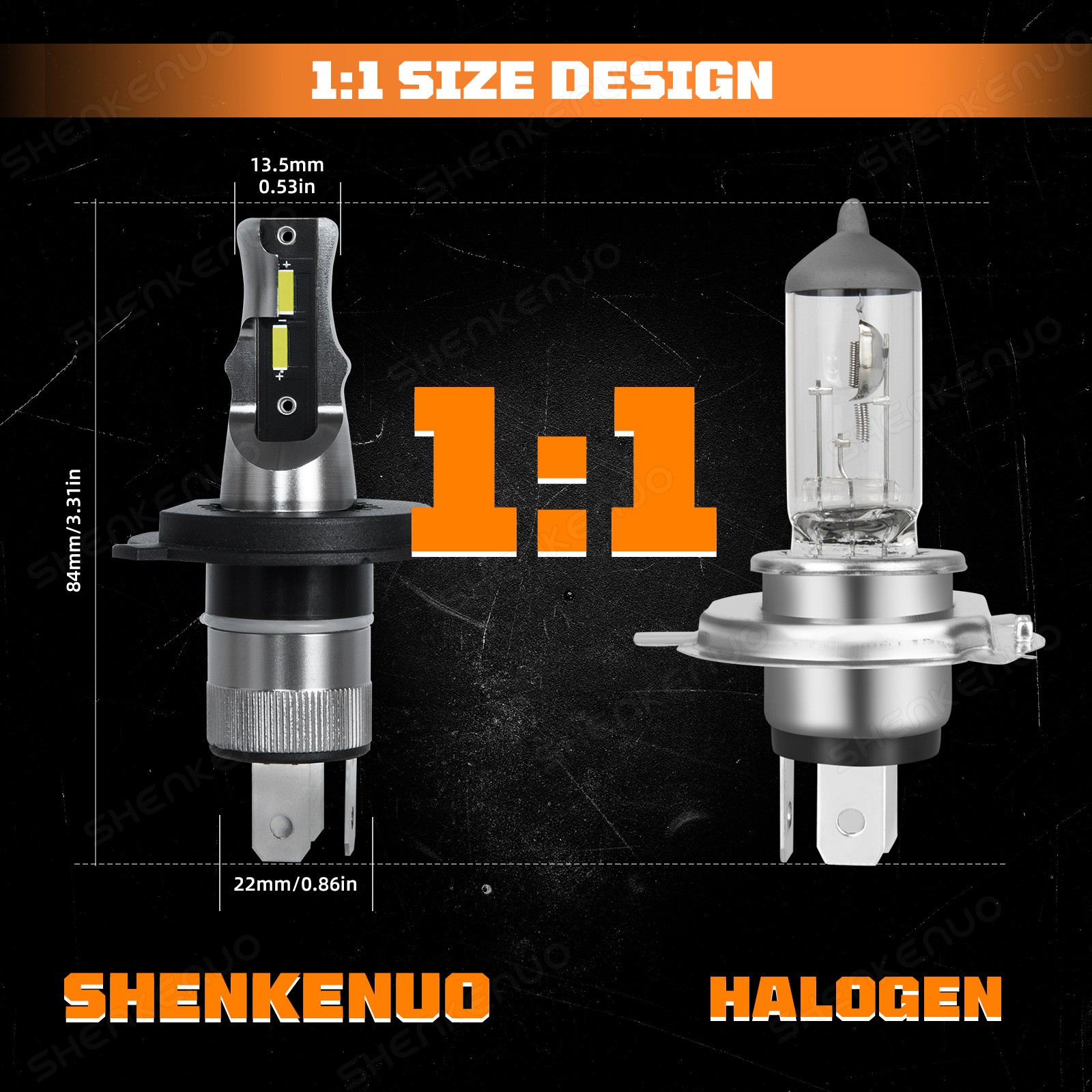 High Power LED Headlight H4 Bulbs for Yamaha YZF R1 1998-2002 2003 Lights Bulbs