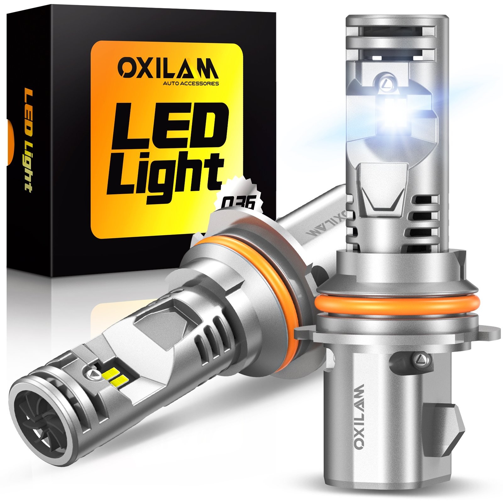 9007 HB5 LED Headlight Bulbs Ultra Bright 80000LM 6500K High Low Beam 2-10X