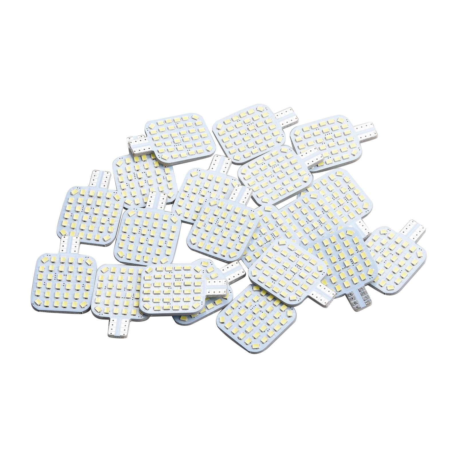 20pcs T10 LED Interior Light Bulbs Full Aluminum 2835 SMD Xenon White 12V RV