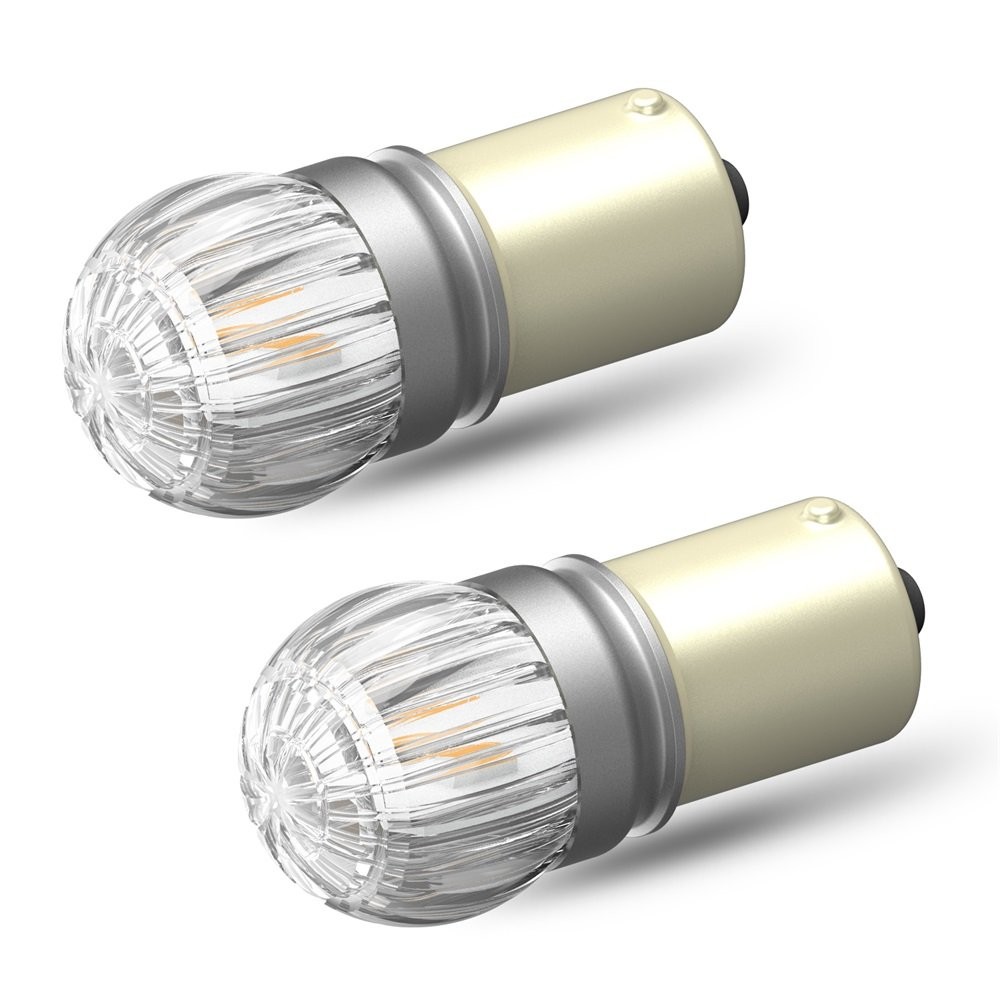 AUXITO Yellow 1156 BA15S LED DRL Turn Signal Parking Light Corner Bulbs Amber