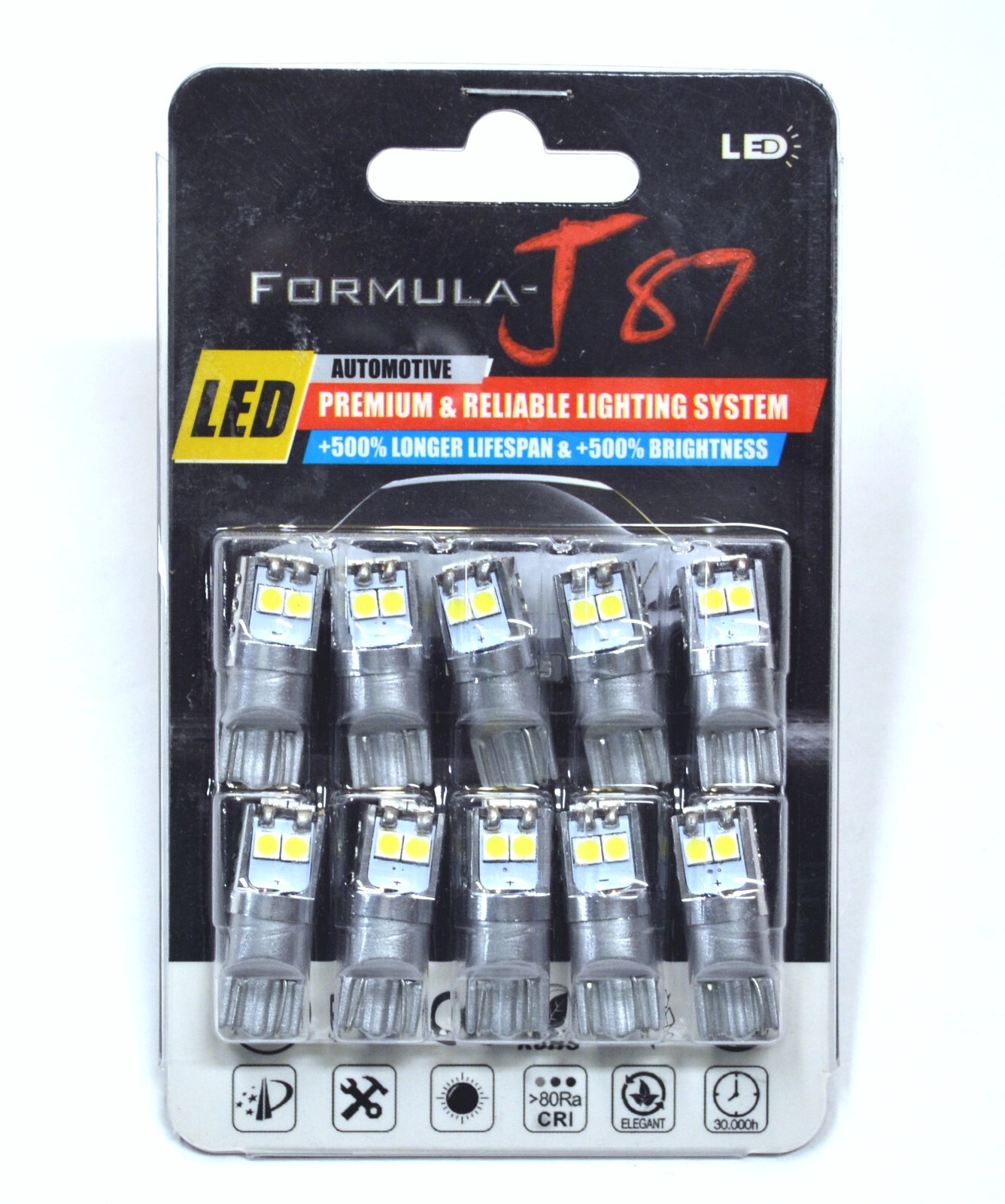 LED 3030 Light Blue 10000K 921 Ten Bulbs Interior Cargo Trunk Replacement Lamp