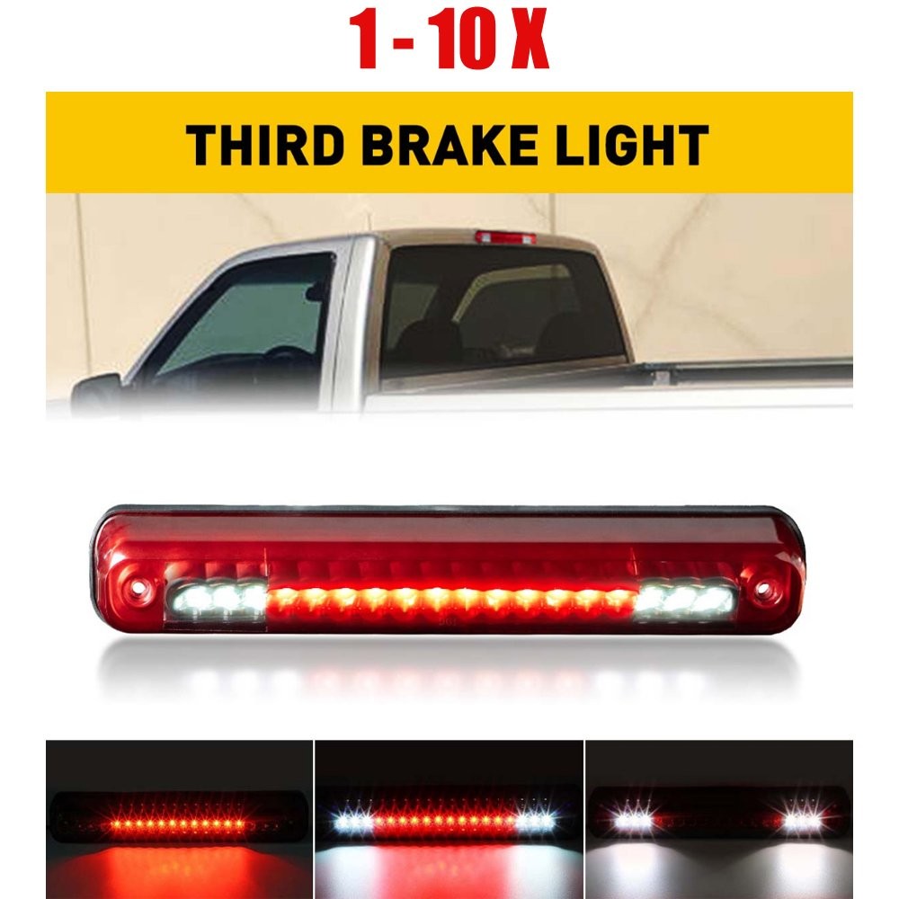 Clear Third LED Brake 3RD Light Cargo 1988-1998 1-10X For Silverado Chevy 1500