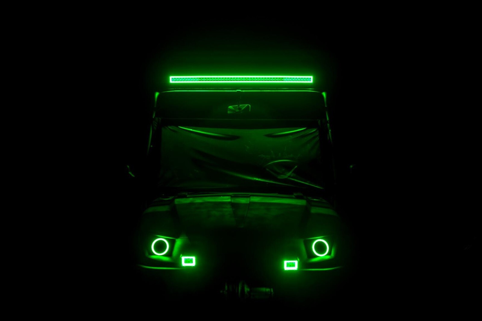 For Car Headlight & Fog Lights LED RGB Rings Halo Rings Angel eyes 40mm to 140mm