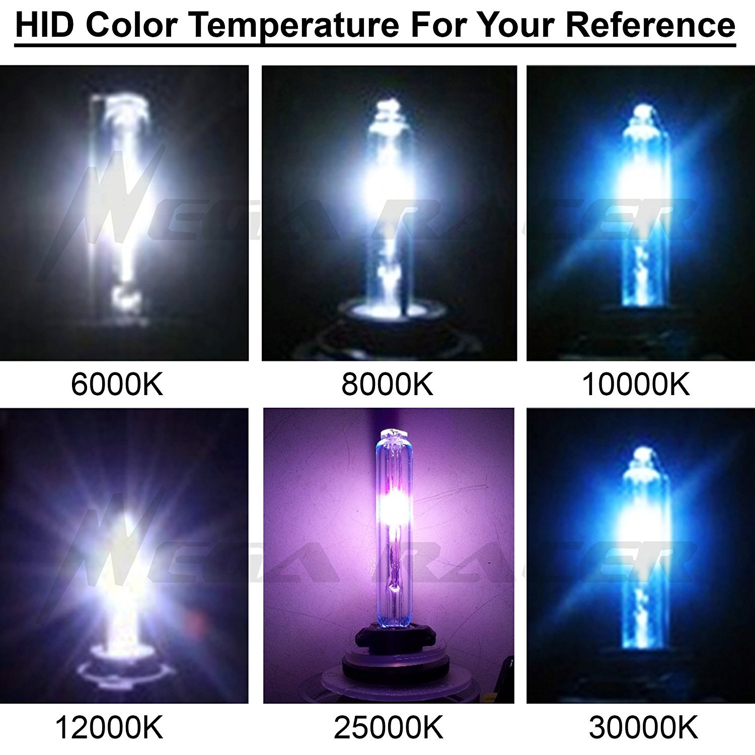 2 X D3C D3S D3R Deep Blue HID Xenon Headlight Light Bulbs OEM Replacement 10K