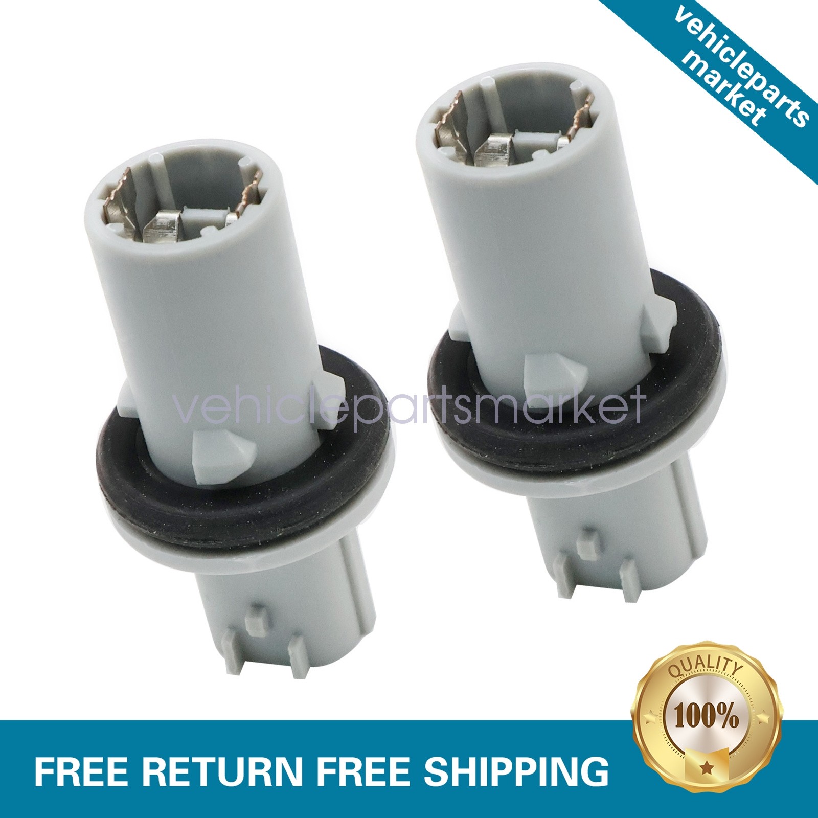 33305-S5A-003 2X Headlamp Side Marker Light Bulb Socket For Honda Accord Civic