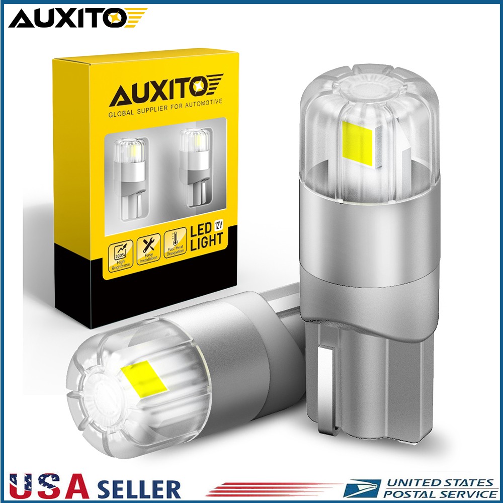 1000LM T10 LED License Plate Light Bulbs 6000K Super Bright White 168 2825 194 M