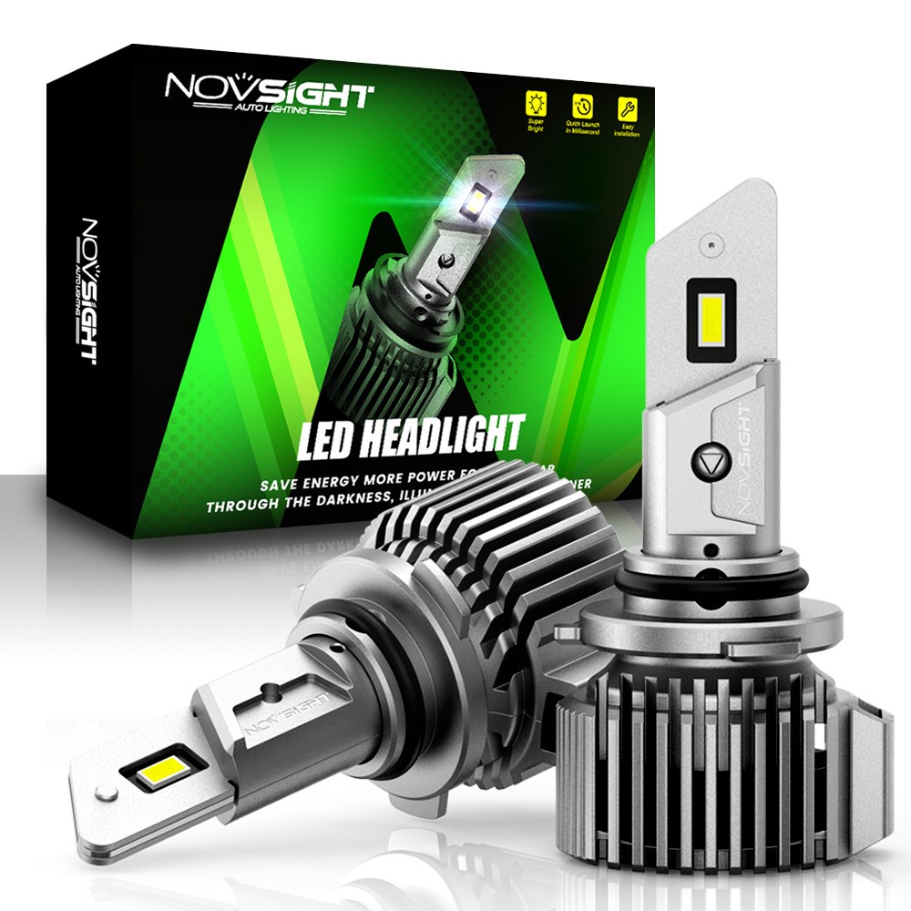 2PCS 9006 LED Headlight Bulbs Low Beam 100W 20000LM Super Bright White NOVSIGHT