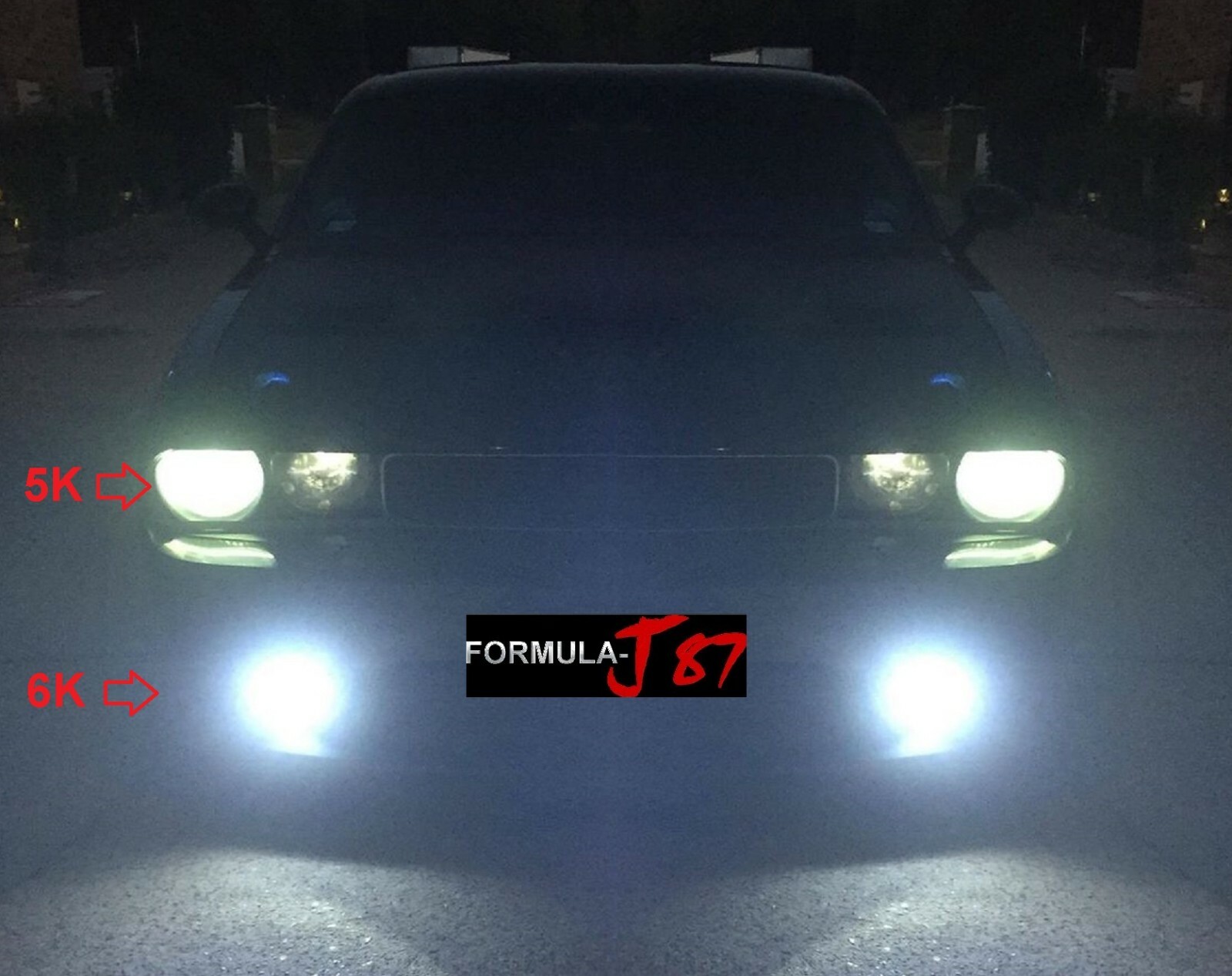 HID Xenon D1S Two Bulbs Head Light 6000K White Bi-Xenon Replacement Plug Play