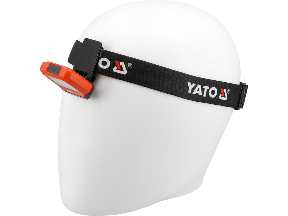 Yato LED Headlamp 2In1 SMD LED 200Lm + 3.7V 500Mah YT-08598