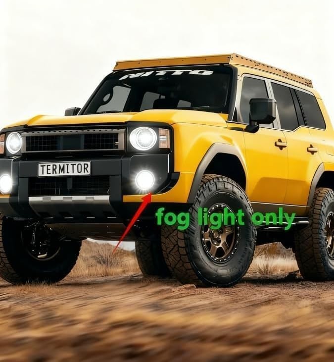 Latest 9005 H11 Fog Light Bulbs, H9 HB3 Halogen for Off-road only | 120K Lume…