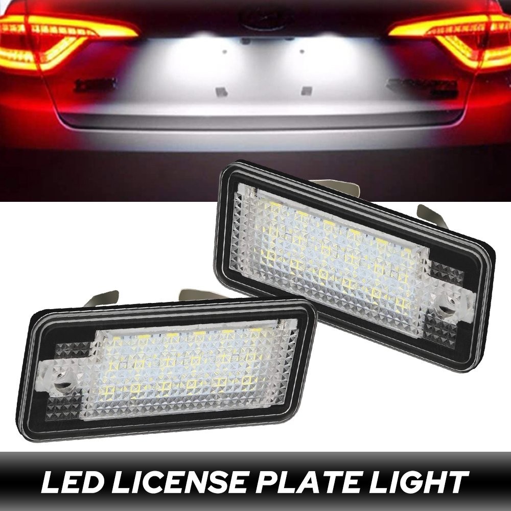 LED License Plate Light For Audi A3/S3 A4/S4/B6 A6/C6 S6 A8/S8D3 Q7 CANbus New
