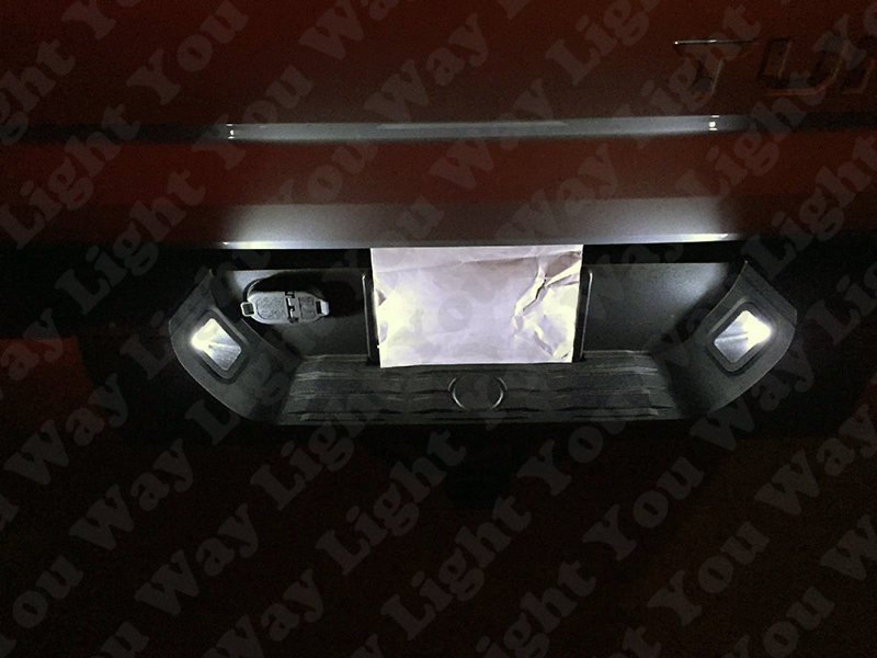 Total 1000LM 6000K White T10 168 194 2825 W5W Tag License Plate Light Bulbs