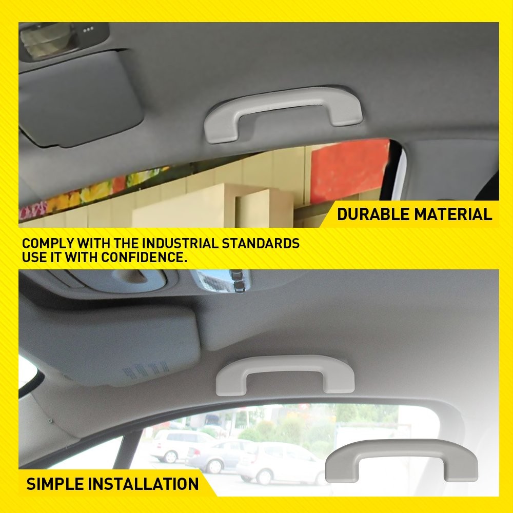 Gray Front Roof Pull Grab Handle For Nissan Sentra 2013-2019 73940-6CA0A 1-5SET