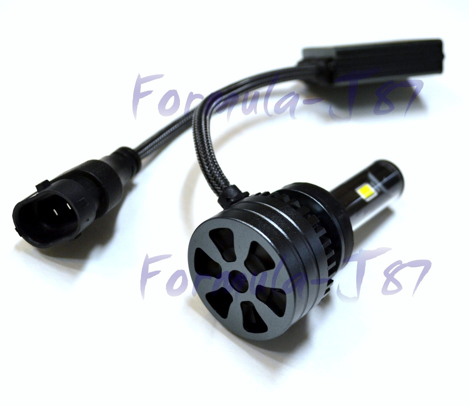 LED Kit F15 140W H11 Lime Yellow Two Bulbs Fog Light Replacement Plug Play Lamp
