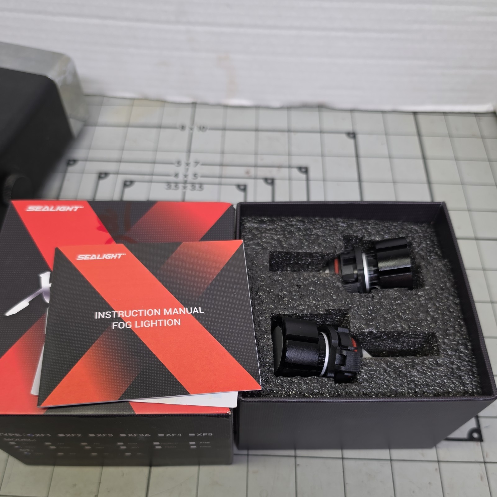 NIB Sealight XF1 5202 WH LED Headlight Bulbs Plug and Play Xenower Set Of 2
