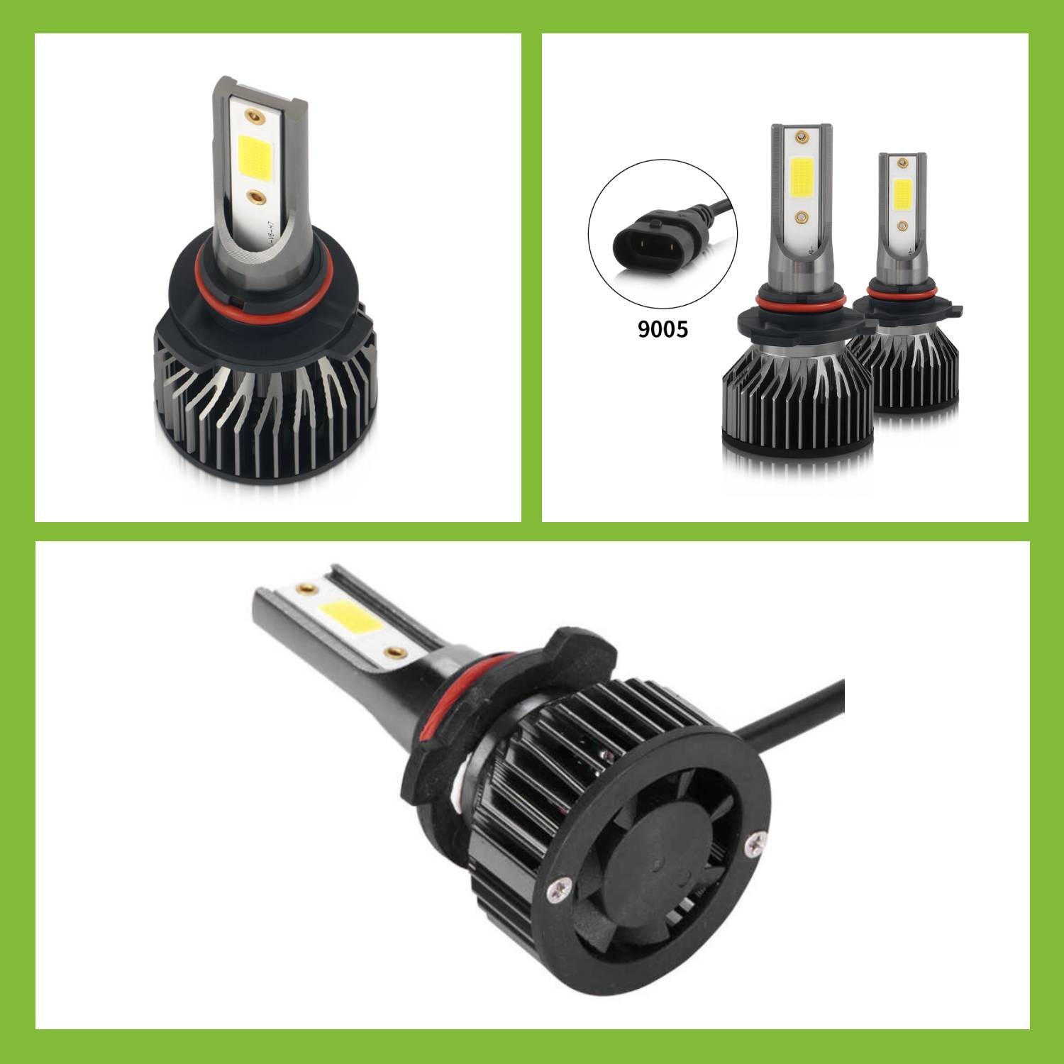 Para For Toyota 4Runner 2010-2020 LED de luz alta/baja + luces antiniebla