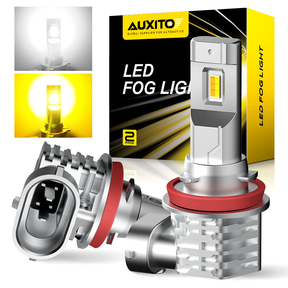 Switchback White Yellow H11 H16 LED Fog Light Bulbs for Toyota Tacoma 2012-2023