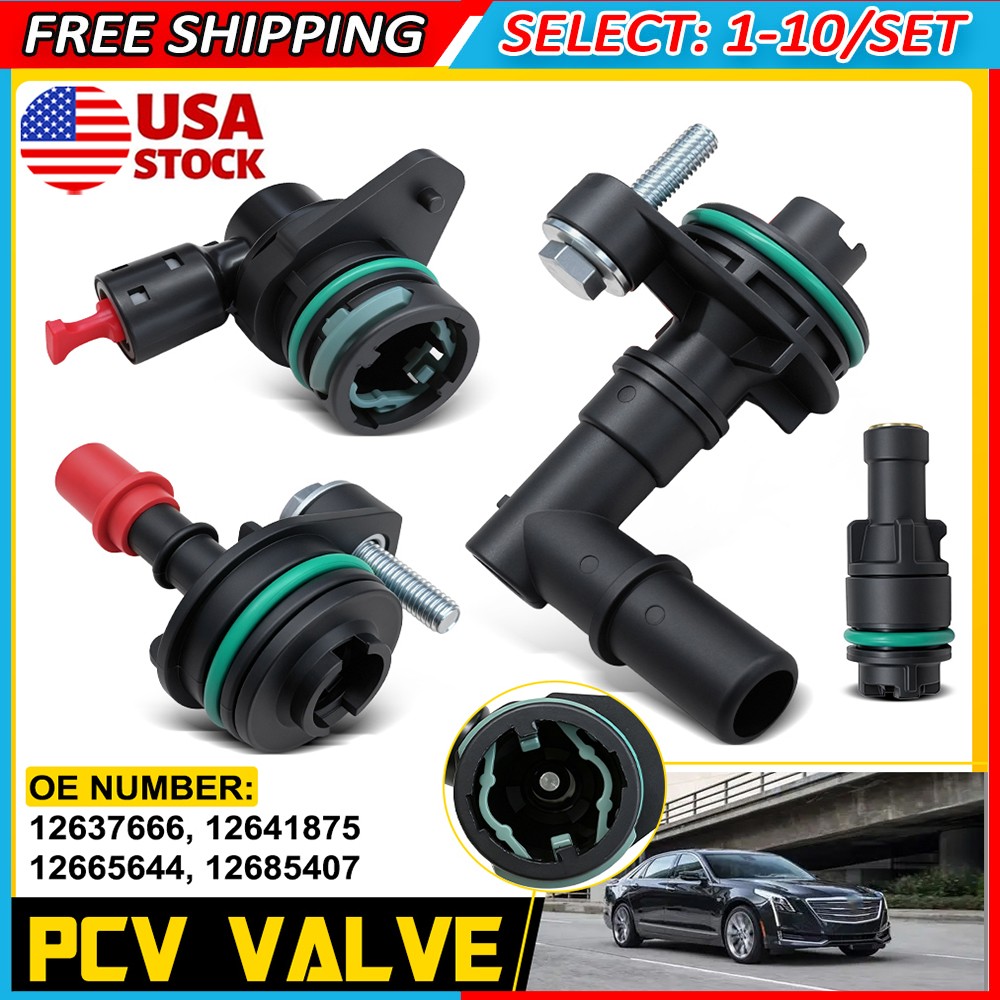 4-40x Fit Chevrolet Malibu Cadillac ATS Positive Crankcase Ventilation PCV Valve