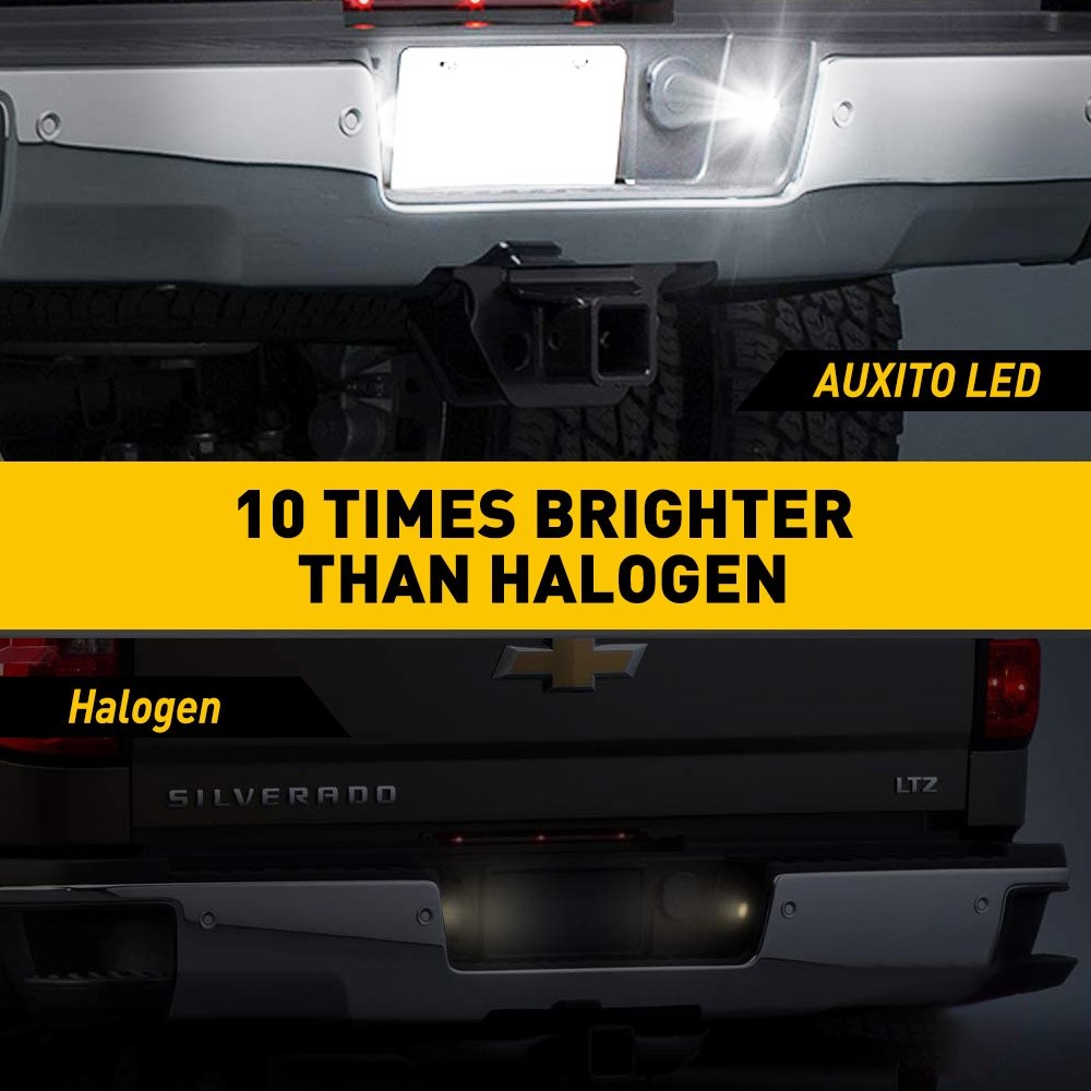 2x LED License Plate Light Lamp For Silverado Chevy For GMC For Sierra 1500 2500