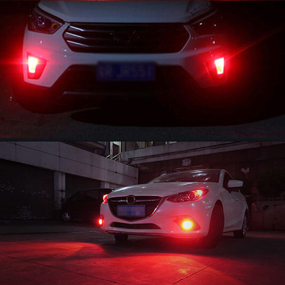 2X Red 881 889 H27W/2 LED Fog Light Bulb Lamp 1600LM for Hyundai Elantra Accent
