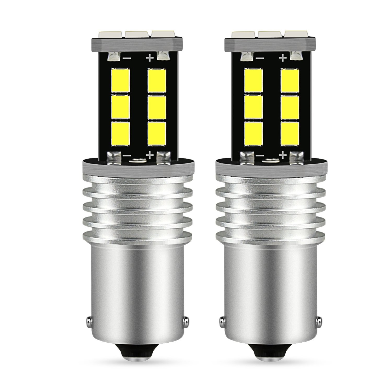 AUXITO 1156 LED Reverse Backup Light Bulbs Super Bright White 6500K 2400LM BA15s