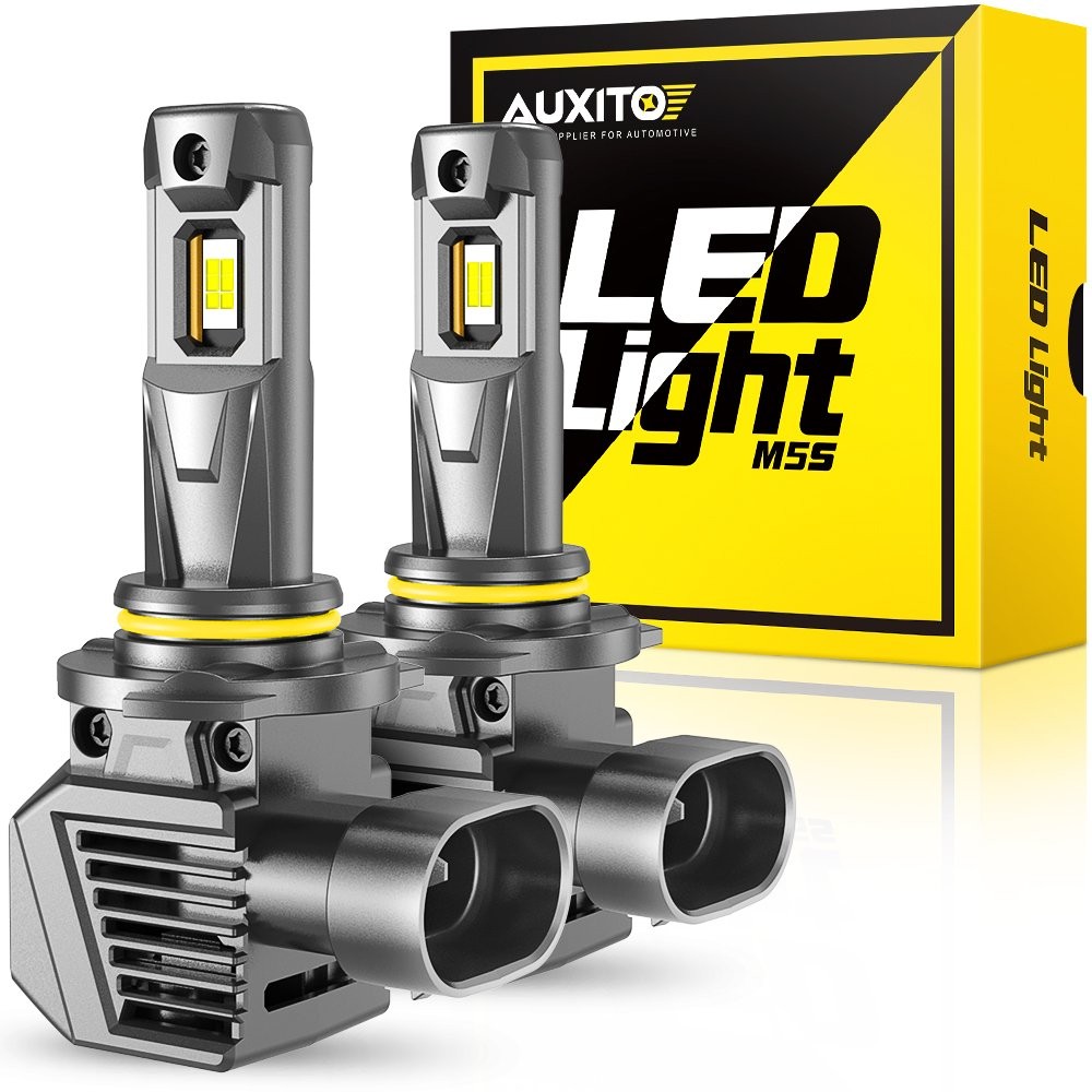 AUXITO M5S 9006 HB4 12LED Headlight Bulbs Hi/Lo Beam High Power 120W White EOP