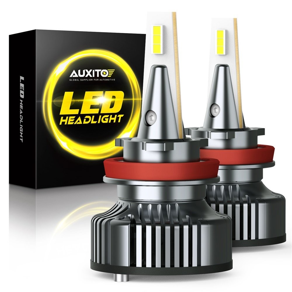 H11 H8 H9 LED Headlight Bright Bulbs Kit 6500K White 6000LM High/Low Beam 2-20X