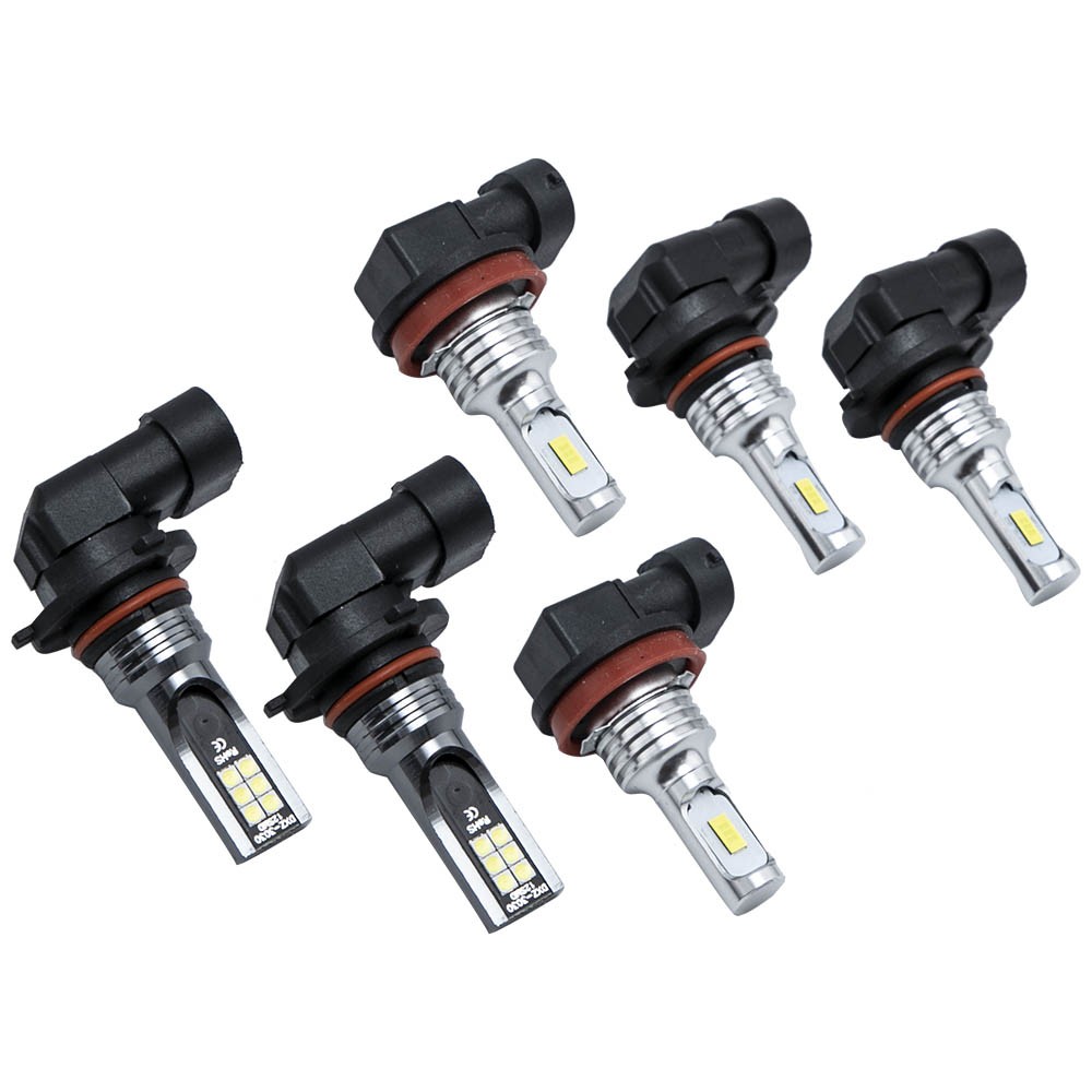 50000hrs LED Light Conversion Kit 9005 H11 9145 Set For Ford F-150 2017-2020