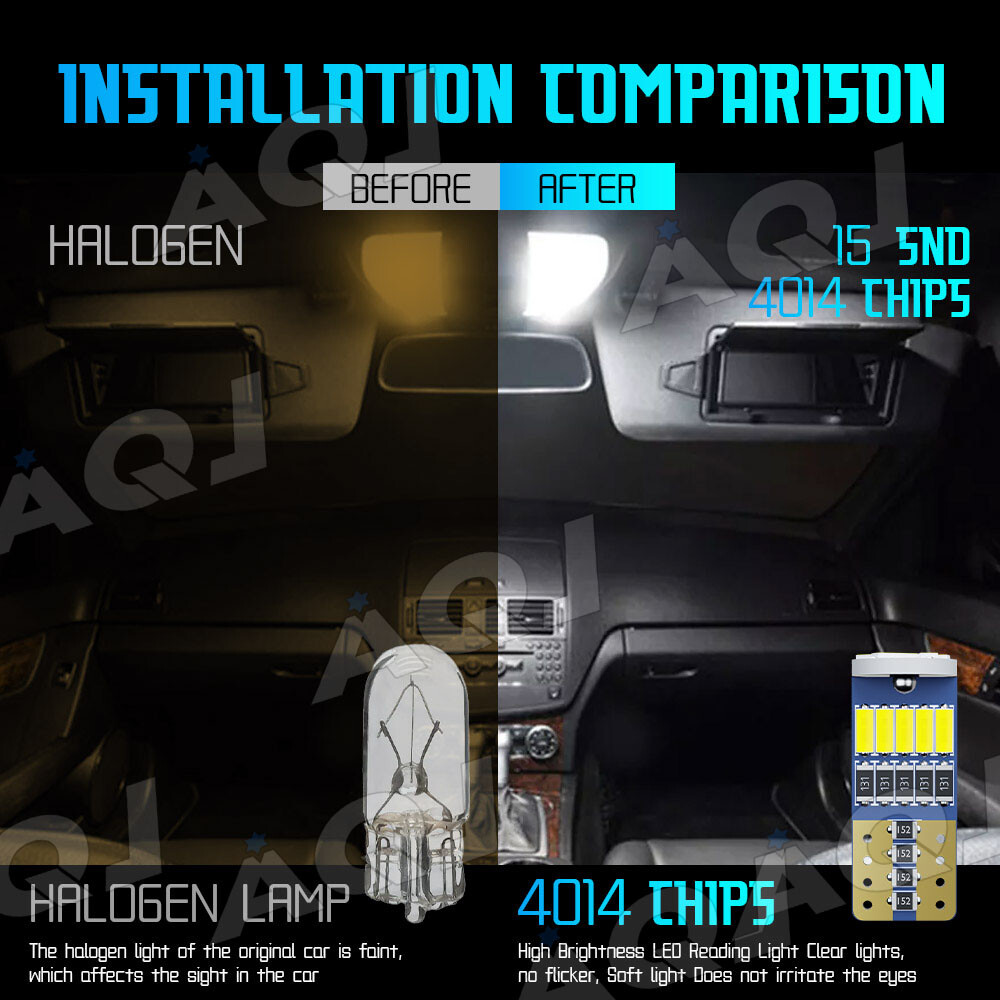 10 Brite LED light bulbs for Polaris ATV 2006 Predator Sportsman 90 pn 0453074