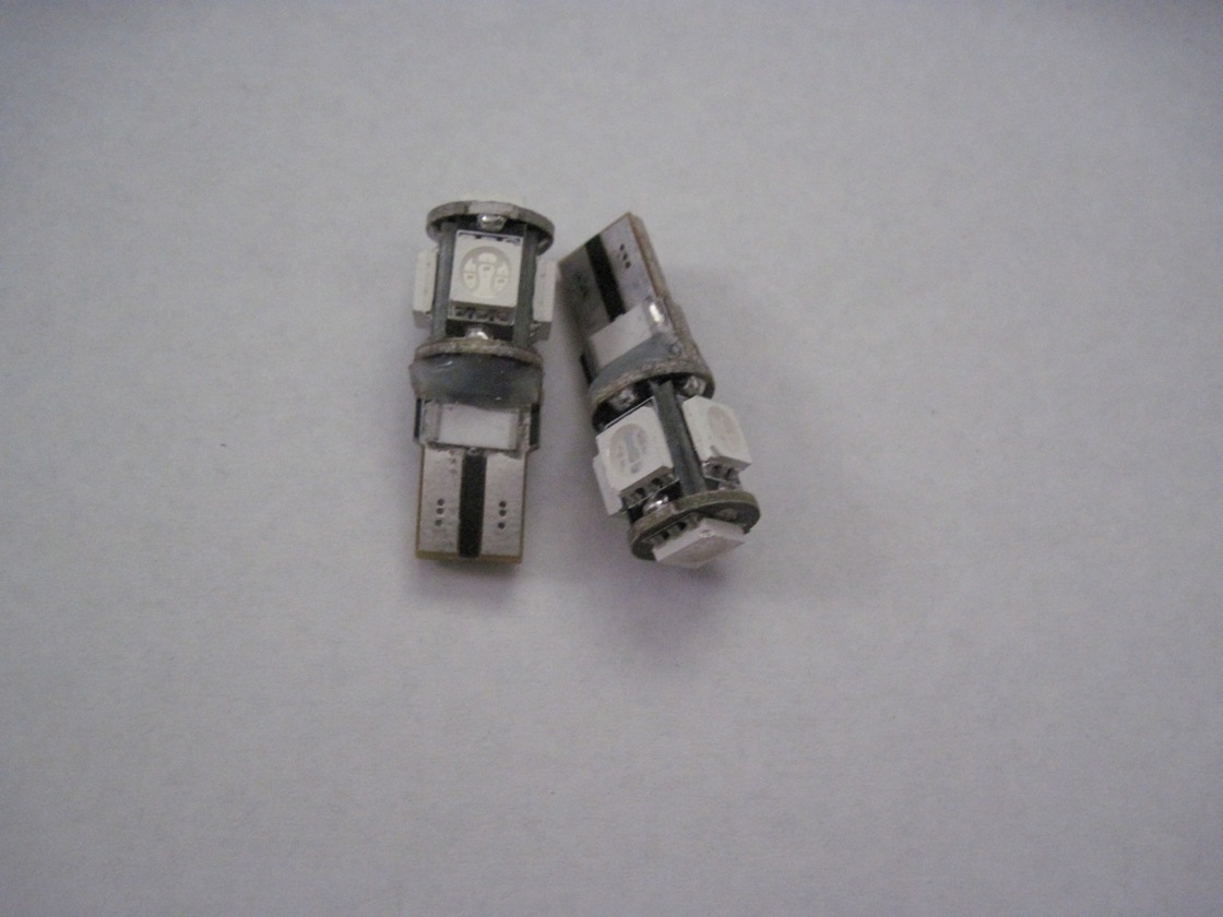 10 pcs Canbus Error Free T10 194 W5W led 5-5050 smd Fit BMW Benz Ultra Blue