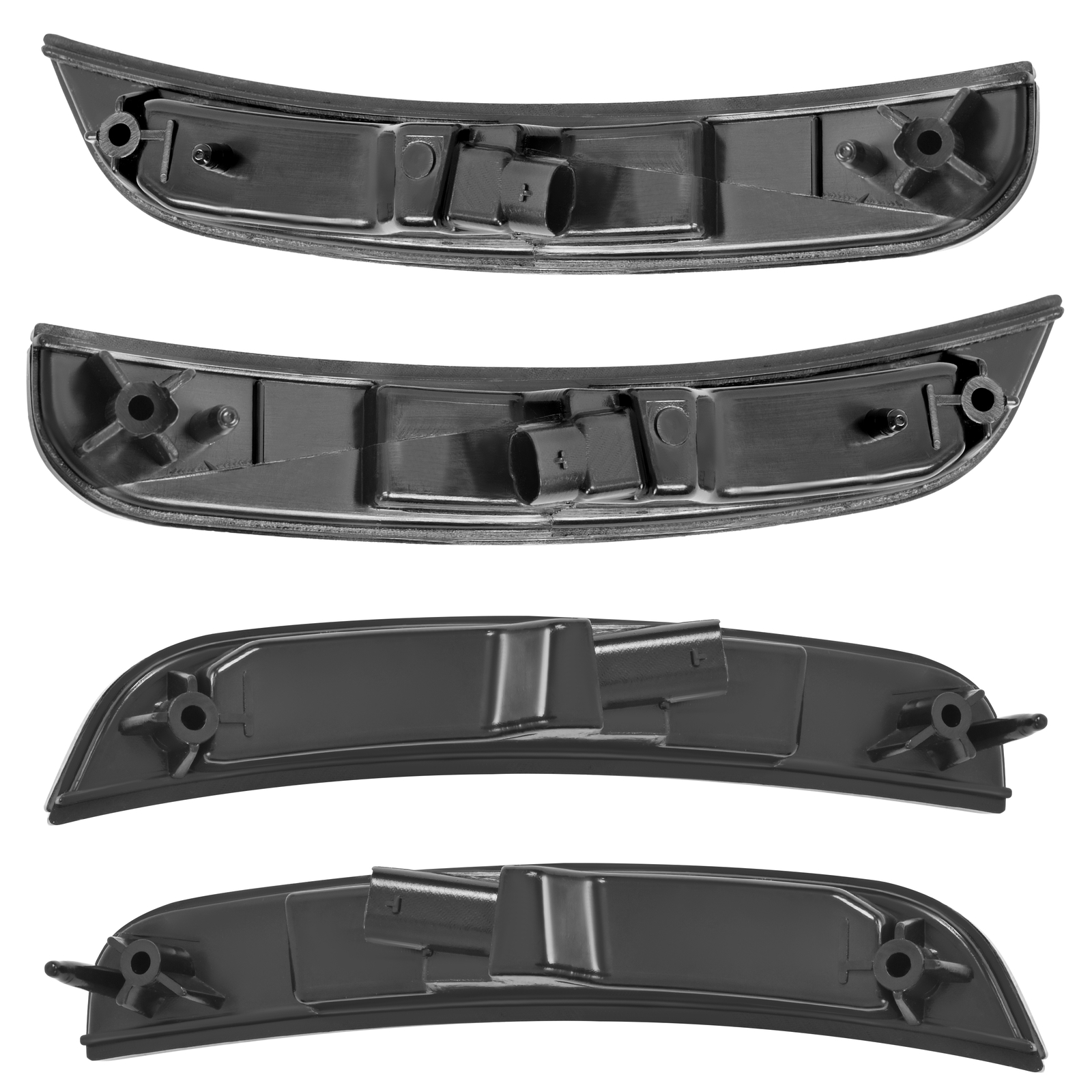 4PC For Chrysler 300 2015-2023 Front Rear LED Bumper Side Marker Light Smoked