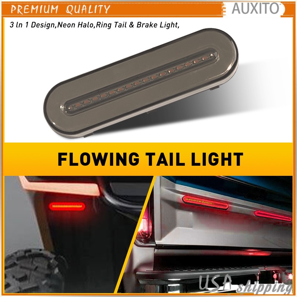 1X Car Truck LED DRL Flowing Light Bar Turn Signal Stop Brake Tail Strip Lamp