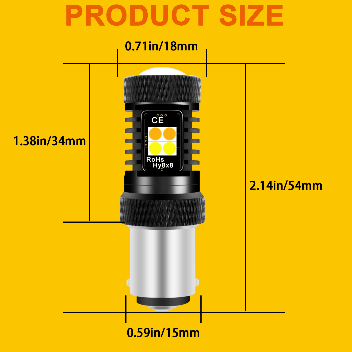 2X 16-SMD Switchback LED Front Turn Signal Light DRL Bulbs For Chevy C1500/K1500